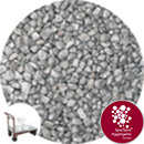 Rounded Gravel Nuggets - Silver Coloured - Click & Collect - 7311